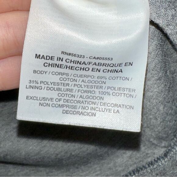 Nike Tech Cropped Carbon Heather Black Camo Crewneck Sweatshirt Size Small - Picture 9 of 16